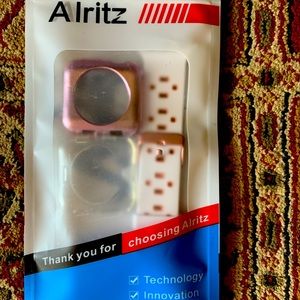 White and pink band for 38 mm Apple Watch